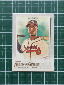 ★TOPPS MLB 2020 ALLEN & GINTER #56 OZZIE ALBIES［ATLANTA BRAVES］ベースカード 20★