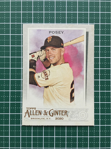 ★TOPPS MLB 2020 ALLEN & GINTER #111 BUSTER POSEY［SAN FRANCISCO GIANTS］ベースカード 20★