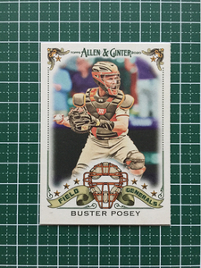 ★TOPPS MLB 2020 ALLEN & GINTER #FG-14 BUSTER POSEY［SAN FRANCISCO GIANTS］インサートカード「FIELD GENERALS」★
