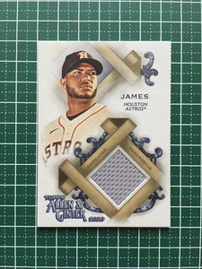 ★TOPPS MLB 2020 ALLEN & GINTER #FSRA-JJ JOSH JAMES［HOUSTON ASTROS］メモラビリアカード「A&G FULL-SIZE RELICS A-GROUP」★