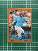 ★TOPPS MLB 2020 ARCHIVES #287 JONATHAN VILLAR［MIAMI MARLINS］ベースカード「2002 TOPPS」★_画像1