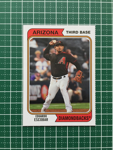 ★TOPPS MLB 2020 ARCHIVES #137 EDUARDO ESCOBAR［ARIZONA DIAMONDBACKS］ベースカード「1974 TOPPS」20★