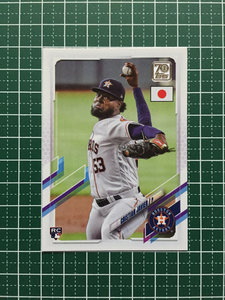 ★TOPPS MLB 2021 JAPAN EDITION #15 CRISTIAN JAVIER［HOUSTON ASTROS］ベースカード「BASE」ルーキー「RC」★