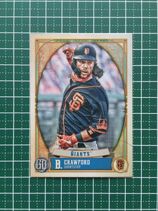 ★TOPPS MLB 2021 GYPSY QUEEN #38 BRANDON CRAWFORD［SAN FRANCISCO GIANTS］ベースカード「BASE」★