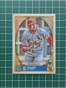 ★TOPPS MLB 2021 GYPSY QUEEN #85 DYLAN CARLSON［ST. LOUIS CARDINALS］ベースカード「BASE」ルーキー RC★