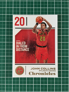 ★PANINI 2018-19 NBA CHRONICLES #47 JOHN COLLINS［ATLANTA HAWKS］ベースカード 2019★