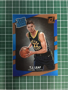 ★PANINI 2017-18 NBA DONRUSS #183 T.J. LEAF［INDIANA PACERS］ベースカード ルーキー RC 2018★