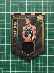 ★PANINI 2019-20 NBA CROWN ROYALE #HT-QW QUINNDARY WEATHERSPOON［SAN ANTONIO SPURS］メモラビリア ジャージー RC 2020★