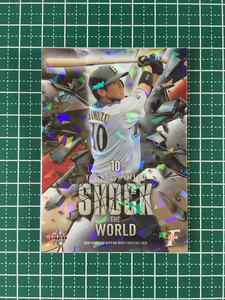 ★BBM 2019 プロ野球 ベースボールカード #SW2 清水優心［北海道日本ハムファイターズ］インサートカード「SHOCK THE WORLD」90枚限定★