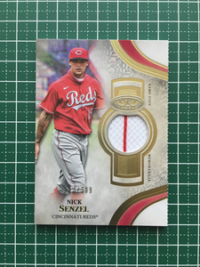 ★TOPPS MLB 2021 TIER ONE #T1R-NS NICK SENZEL［CINCINNATI REDS］メモラビリアカード「TIER ONE RELICS」ジャージー 399枚限定★