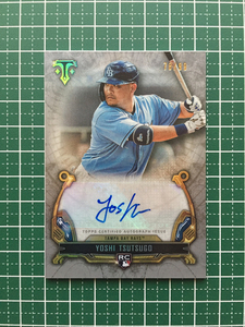 ★TOPPS MLB 2020 TRIPLE THREADS #RAC-YT 筒香嘉智／YOSHI TSUTSUGO［TAMPA BAY RAYS］直筆サインカード auto 99枚限定 ルーキー RC★