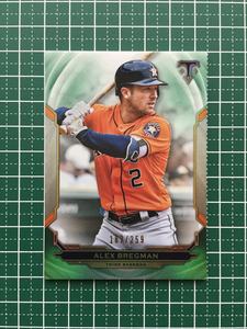 ★TOPPS MLB 2019 TRIPLE THREADS #56 ALEX BREGMAN［HOUSTON ASTROS］ベースカード 259枚限定 パラレル版 19★