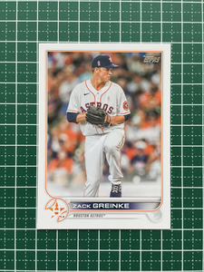 ★TOPPS MLB 2022 SERIES 1 #51 ZACK GREINKE［HOUSTON ASTROS］ベースカード「BASE」★