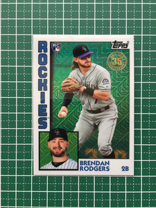 ★TOPPS MLB 2019 UPDATE SERIES #T84U-16 BRENDAN RODGERS［COLORADO ROCKIES］「SILVER PACK 1984」ルーキー「RC」★