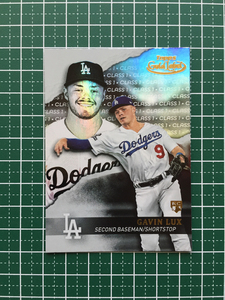 ★TOPPS MLB 2020 GOLD LABEL #51 GAVIN LUX［LOS ANGELES DODGERS］ベースカード「CLASS 1」ルーキー RC 20★