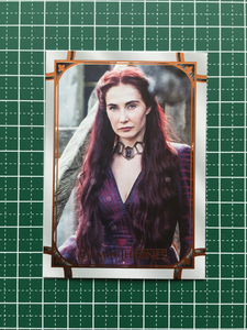 ★RITTENHOUSE 2021 GAME OF THRONES IRON ANNIVERSARY SERIES 1 #61 MELISANDRE COPPER パラレル版 199枚限定「128/199」★