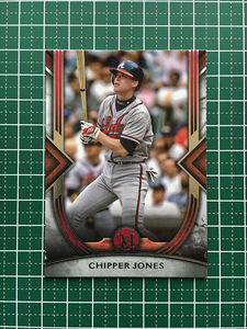 ★TOPPS MLB 2022 MUSEUM COLLECTION #28 CHIPPER JONES［ATLANTA BRAVES］ベースカード「BASE」★