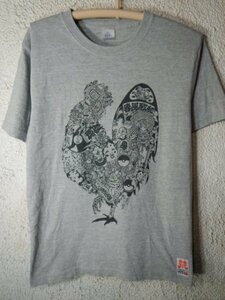 ｎ8011　BON ART STUDIO　梵　BON　アート　半袖　干支　酉　2017　デザイン　tシャツ　人気　アート　グラフィティ　送料格安