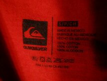 ｎ8033　QUIKSILVER　クイックシルバー　半袖　tシャツ　NY　プリント　デザイン　人気　ストリート　サーフ　送料格安_画像5