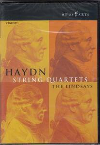 [2DVD/Opus Arte]ハイドン:弦楽四重奏曲第32,35,39,43,57,58&79番/リンゼイ四重奏団 2004