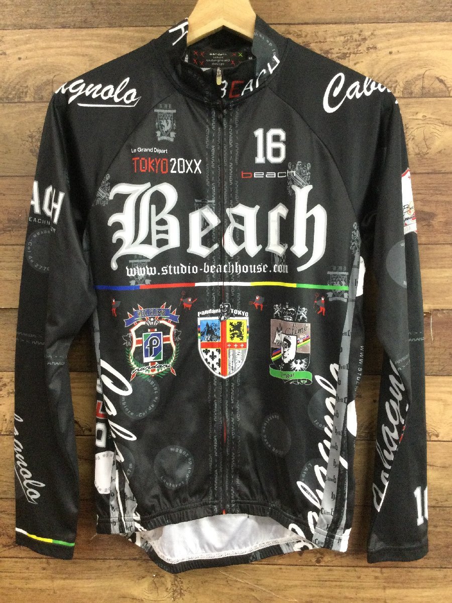 パンダーニ PANDANI Death Beach 冬用防寒ジャージ Sサイズ 自転車