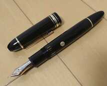 MONTBLANC マイスターシュテュック 149 中白 14C 14金 エボナイト ２段ペン芯 マイスターシュテック モンブラン 万年筆 4810 585_画像6