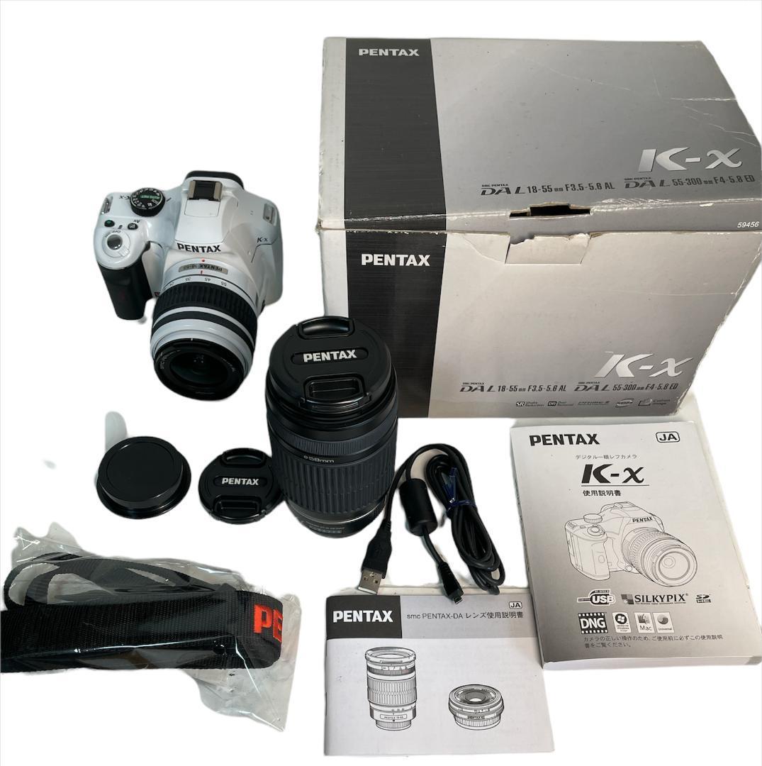 ファッション通販 【特別価格】ペンタックス　k-x ダブルズームレンズキット デジタルカメラ