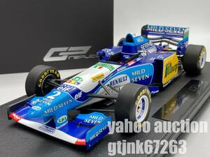 GP Replicas 1/18 ベネトン ルノー B195 Benetton Renault No.2 J.ハーバート MILD SEVENデカール加工 TOPMARQUES with SHOWCASE