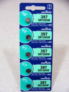 [ free shipping / new goods ]# Japan Manufacturers made # button battery #SR726SW#5 piece set #