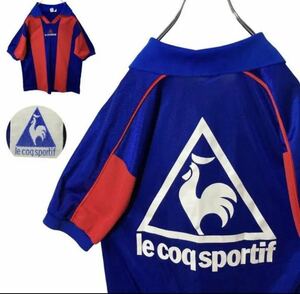 グッドデザイン！le coq sportif でかロゴスキッパーゲームシャツL