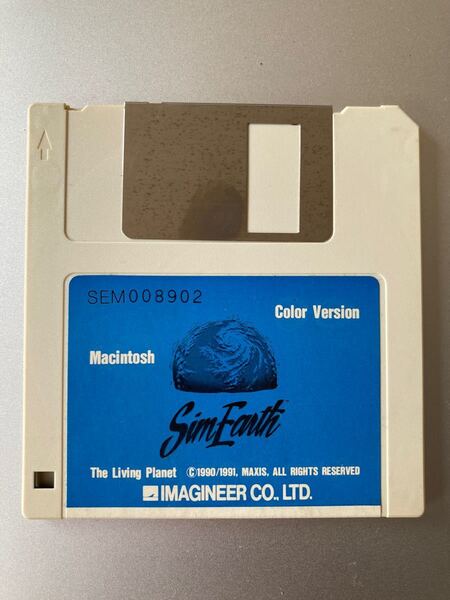 Macintosh版 SIM Earth Imagineerディスクのみ 漢字talk 7対応