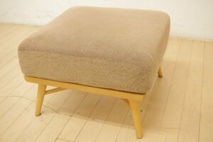  Kashiwa woodworking ottoman foot stool small of the back .. chair one seater . natural simple living reception .. wing The - style A