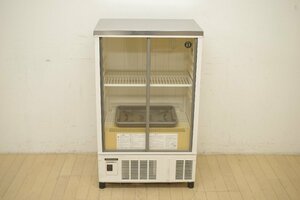 ホシザキ 小型冷蔵ショーケース SSB-63CTL1 123L 42kg 単相100V 2009年製 動作確認済 中古 飲食 厨房 業務用