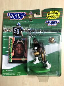 リッキー・ウィリアムス（Ricky Williams）　ニューオーリンズ・セインツ　New Orleans Saints NFL フィギュア　希少品　当時物　未開封品