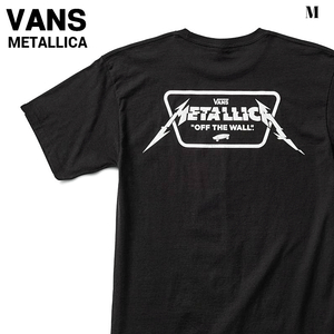 M 新品【VANS METALLICA SHORT SLEEVE TEE BLACK ヴァンズ バンズ メタリカ Tシャツ VN0A3HSVBLK ブラック METALLICA TEE】