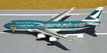 キャセイパシフィック航空　B747-400【The Spirit of Hong Kong Millennium】 B-HOX (公式モデル)_画像1