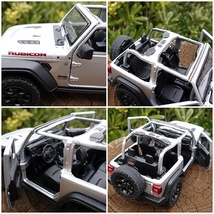 【送料350円】【最後の１台】ＪＥＥＰ ＲＡＮＧＬＥＲ ミニカー ジープ・ラングラー シボレー アメ車 シルバー(生産終了）_画像4