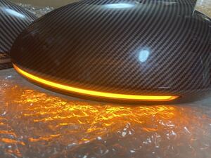  Nissan new model E13 Note sequential turn signal attaching door mirror cover original exchange opening function aero fins carbon black NOTE