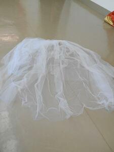  first come, first served! free shipping * used *chu-ru material * veil **I-805-53