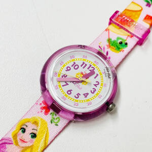 FLIK FLAK フリックフラック ディズニー SWATCH DISNEY RAPUNZEL ZFLNP028 スイス製 キッズ腕時計 ピンク クォーツ 31.85mmの商品画像