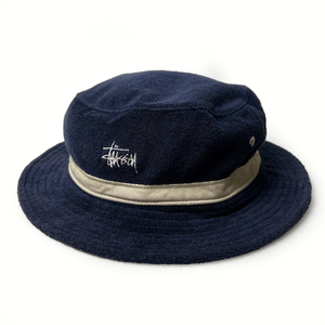 OLD STUSSY pie ru hat navy blue tag Old Stussy 90's 90 period navy 