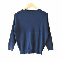 良品 19SS Theory セオリー SHALLOW MOCKNECK ウォッシャブル ニット セーター S ネイビー 紺_画像1