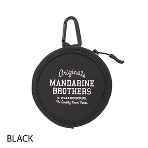  new goods *MANDARINE BROTHERS* portable hood bowl * black *.....* man da Lynn Brothers 