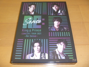▼Blu-ray処分！初回限定【 King & Prince CONCERT TOUR 2021 ~Re:Sense~ 】2枚組！ジャニーズ・キング＆プリンス・キンプリ・平野紫耀