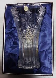 ★ボヘミアンガラス　BOHEMIA CRYSTAL 花瓶　花生　花器　花束　華　玄関　床の間　机