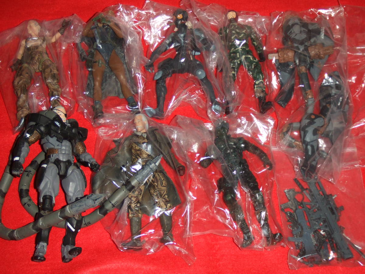■メタルギアソリッド■フィギュア 6体+おまけ■マクファーレン■METAL GEAR SOLID■McFARLANE TOYS■SPAWN.COM■KONAMI■※ジャンク■