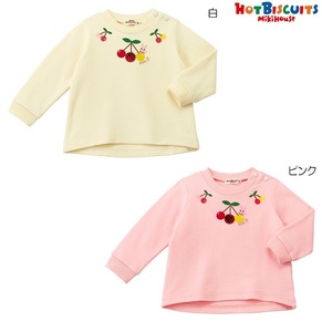  prompt decision![ Miki House ] hot screw ketsu new goods unused!110cm 105cm~115cm sweatshirt cherry Kids child clothes girl color : pink 