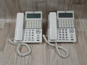 ・Ω XC1 16086◆ 保証有 サクサ IP NetPhone SXⅢ NP520(W)(F) 30ボタン電話機(IP電話機) 20年製 きれいめ 2台セット