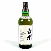 【東京都内限定発送】 サントリー SUNTORY 白州 12年 ピュアモルト 750ml 国産ウイスキー 【古酒】_画像1