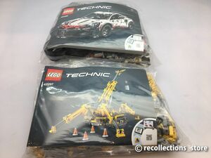 LEGO レゴ テクニック ポルシェ 911 RSR 42096 スパイダークレーン 42097 箱なし/ジャンク ※まとめて取引・同梱不可 [AL6539t]
